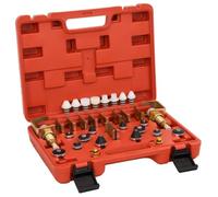 vidaXL Kit Detector de Fugas Aire Acondicionado Rojo 36x27x9 cm, Detector Fugas Aire Acondicionado Coche, Detector de Fugas de A/C para automóvil, Kit Detector de Fugas de A/C