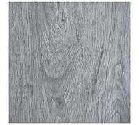 vidaXL Lamas para Suelo Autoadhesivas Baldosas Cubiertas Pared Muebles Películas Decoración Puerta Interior Salón Dormitorio PVC Gris Claro 5,11 m²