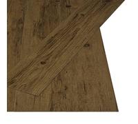 vidaXL Lamas para Suelo Autoadhesivas Lozas Azulejos Baldosas Pegatinas Decoración Piso Balcón Hogar Casa PVC 4,46 m² 3 mm Marrón Natural