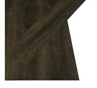 vidaXL Lamas para Suelo Autoadhesivas Lozas Azulejos Baldosas Pegatinas Decoración Pisos Balcón Hogar Casa PVC 4,46 m² 3 mm Marrón Oscuro