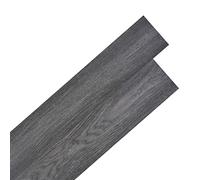 vidaXL Lamas para Suelo Baldosa Azulejo Salón Cocina Antiestático Ignífugo Impermeable Antideslizante de PVC Autoadhesivas 5,21m² 2mm Negro y Blanco