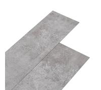 vidaXL Lamas para Suelo Baldosa Azulejo Salón Cocina Antiestático Ignífugo Impermeable Antideslizante de PVC Autoadhesivas 5,21 m² 2mm Gris Tierra