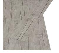 vidaXL Lamas para Suelo PVC Autoadhesivas Losetas Vinilo Decoración Interior Metarial Construcción Bricolaje Hogar 4,46 m² 3 mm Roble