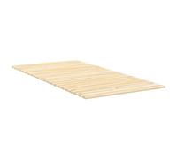 vidaXL Láminas de Somier de Cama, Soportes de Colchón, Marco de Cama de Listones, Láminas Enrollables, Madera Maciza de Pino 100x200 cm