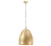 VidaXL Lámpara Colgante Industrial Redonda E27 42cm Latón