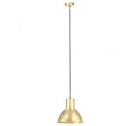VidaXL Lámpara Colgante Redonda E27 28cm Latón