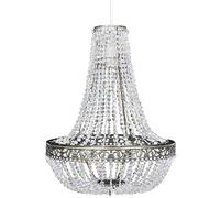 vidaXL Lámpara de araña de cristal 36,5x46 cm