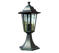 VidaXL Farola de Jardín E27 41cm Verde/Negro
