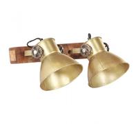 VidaXL Lámpara de Pared Industrial Latón 45x25cm E27