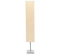 vidaXL Lámpara de Pie Moderna Pantalla de Papel Arroz Crema 135 cm Luz Cálida