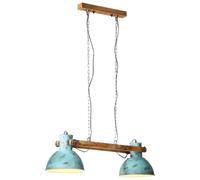 vidaXL Lámpara de Techo Azul Desgastado 25 W E27 85x28x109 cm