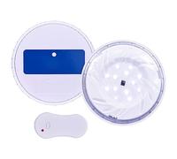 vidaXL Lámpara LED Sumergible Flotante Piscina Mando Distancia Bombilla Iluminación Luces Subacuática Baño Fuentes Lagos Acuarios SPA Accesorio Blanco