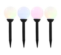 VidaXL - Lámpara solar esférica LED para jardín, 15 cm, camino de tierra, luz