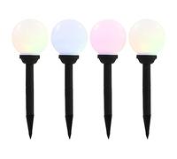 VidaXL - Lámpara solar esférica LED para jardín, 15 cm, camino de tierra, luz