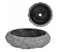 Vidaxl lavabo 40x12 cm de mármol negro