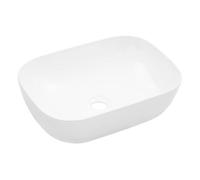vidaXL Lavabo Sanitario Baño Servicio Fregadero Piezas de Fontanería Bricolaje Instalación Decoración Aseo Grifería Casa 45,5x32x13 cm Cerámica Blanco