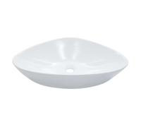 Vidaxl lavabo 58,5x39x14 cm cerámica blanco