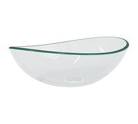 vidaXL Lavabo Baño Cuarto Aseo Fregadero Tocador Maquillaje Muebles Almacenaje Casa Hogar Habitación Adorno Vidrio Templado Transparente