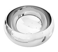 vidaXL Lavabo Cerámica Sanitario Baño Servicio Fregadero Piezas de Fontanería Bricolaje Instalación Decoración Aseo Grifería Grifo 40x15 cm Plateado