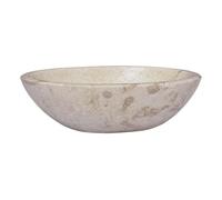 Vidaxl lavabo crema mármol 53x40x15 cm