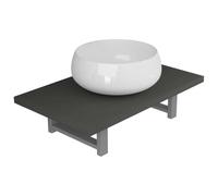 vidaXL Lavabo de Baño con Estante de Pared Cerámica Hogar Jardín Bricolaje Grifo Ducha Aseo Servicio Tocador Pila Ducha Toilette Diseño Decoración