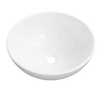 vidaXL Lavabo de cerámica Blanco 28x28x10 cm