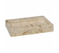 Vidaxl lavabo de pared mármol crema 38x24x6,5 cm