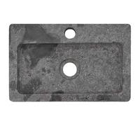 vidaXL Lavabo/Lavamanos elegante gris mármol 38x24x6,5 cm