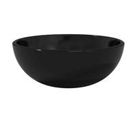 Vidaxl lavabo de vidrio templado negro 30x12 cm