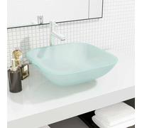 vidaXL Lavabo Fregadero Baño Cuarto Tocador Maquillaje Muebles Almacenaje Habitación Adorno Decoración Vidrio Esmerilado