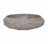 vidaXL Lavabo Lavamanos Inodoro Aseo Cuarto de Baño Cuenca Fregadero Hogar Casa Muebles Mobiliario Decoración Elegante Gris Mármol Ø40x12 cm
