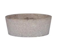 vidaXL Lavabo Lavamanos Inodoro Aseo Cuarto de Baño Cuenca Fregadero Hogar Casa Muebles Mobiliario Decoración Elegante Gris Mármol Ø40x15 cm