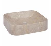 vidaXL Lavabo Lavamanos Inodoro Aseo Cuarto de Baño Cuenca Fregadero Hogar Casa Muebles Mobiliario Decoración Elegante Gris Mármol 40x40x10 cm