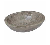 Vidaxl lavabo gris mármol 53x40x15 cm