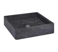 vidaXL Lavabo Lavamanos Inodoro Aseo Cuarto de Baño Cuenca Fregadero Casa Hogar Muebles Mobiliario Decoración Elegante Mármol Negro 40x40x10 cm