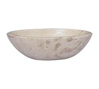 vidaXL Lavabo Lavamanos Inodoro Aseo Cuarto de Baño Cuenca Fregadero Hogar Casa Muebles Mobiliario Decoración Elegante Crema Mármol 53x40x15 cm