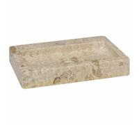 vidaXL Lavabo Lavamanos Inodoro Aseo Cuarto de Baño Cuenca Fregadero Hogar Casa Muebles Mobiliario Decoración Elegante Crema Mármol 38x24x6,5 cm