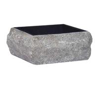vidaXL Lavabo Lavamanos Inodoro Aseo Cuarto de Baño Cuenca Fregadero Hogar Casa Muebles Mobiliario Decoración Elegante Mármol Negro 30x30x13 cm