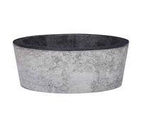 vidaXL Lavabo Lavamanos Inodoro Aseo Cuarto de Baño Cuenca Fregadero Hogar Casa Muebles Mobiliario Decoración Elegante Mármol Negro Ø40x15 cm