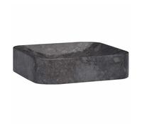 Vidaxl lavabo mármol negro 40x40x10 cm