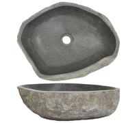Lavabo De Piedra Natural Ovalado 46-52 Cm