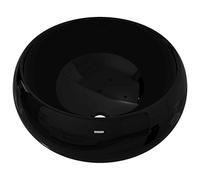 vidaXL Lavabo Redondo Cerámica Negro 40x15 cm Lavamanos Lavatorio Grifo Baño