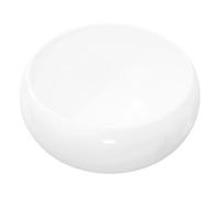 vidaXL Lavabo Redondo Moderno de Cerámica Blanco Lavamanos Cuarto de Baño Aseo