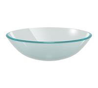 vidaXL Lavabo Vidrio Templado 42 cm Esmerilado Fregadero Fontanería Bricolaje