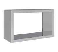 vidaXL Leñero acero galvanizado 100x40x60 cm, soporte para leña, almacenamiento de troncos, estante para leñas, soportes para leña