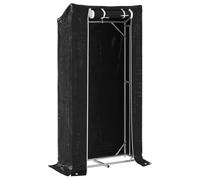 vidaXL Leñero con protector de lluvia 100x40x200 cm Acero galvanizado