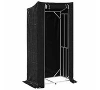 vidaXL Leñero cubierta lluvia 100x60x200 cm acero galvanizado