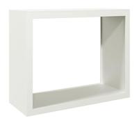 vidaXL Leñero de Acero Blanco 100x40x80 cm