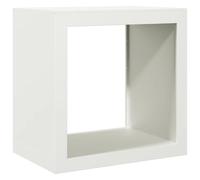 vidaXL Leñero de Acero Blanco 60x40x60 cm, Soporte para leña, Almacenamiento de Troncos, Estante para leñas, Soportes para leña