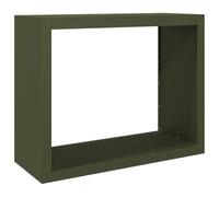 vidaXL Leñero de Acero Negro 100x40x80 cm
